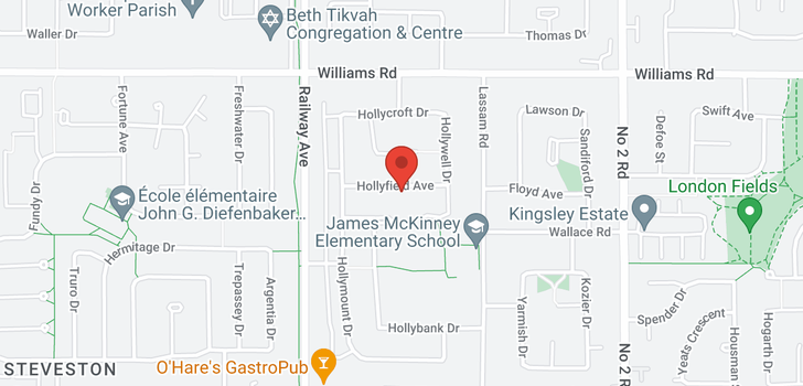 map of 5208 HOLLYFIELD AVENUE
